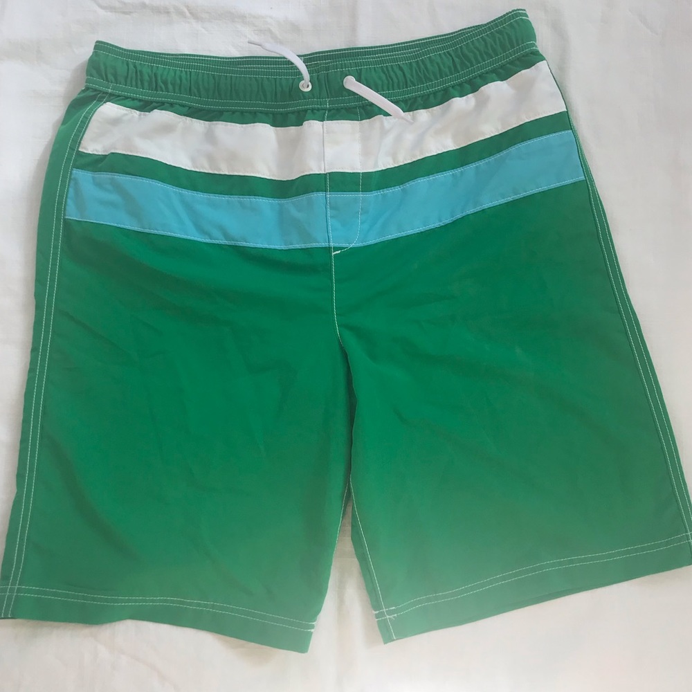 LANDS' END BOYS SWIM TRUNKS SHORTS SIZE XL 18-20